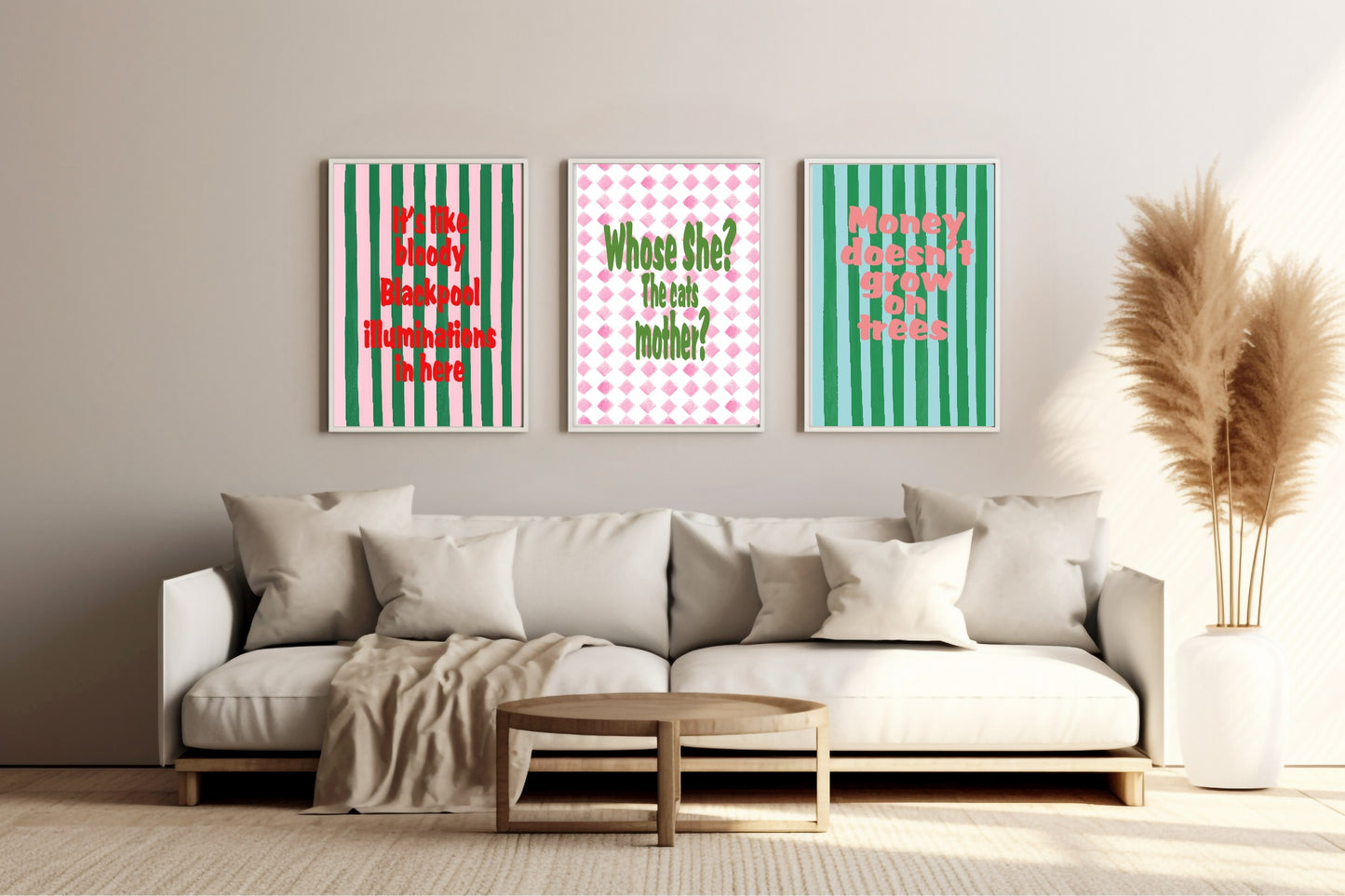 Money Doesn't Grow On Trees Print | Nostalgic Wall Art