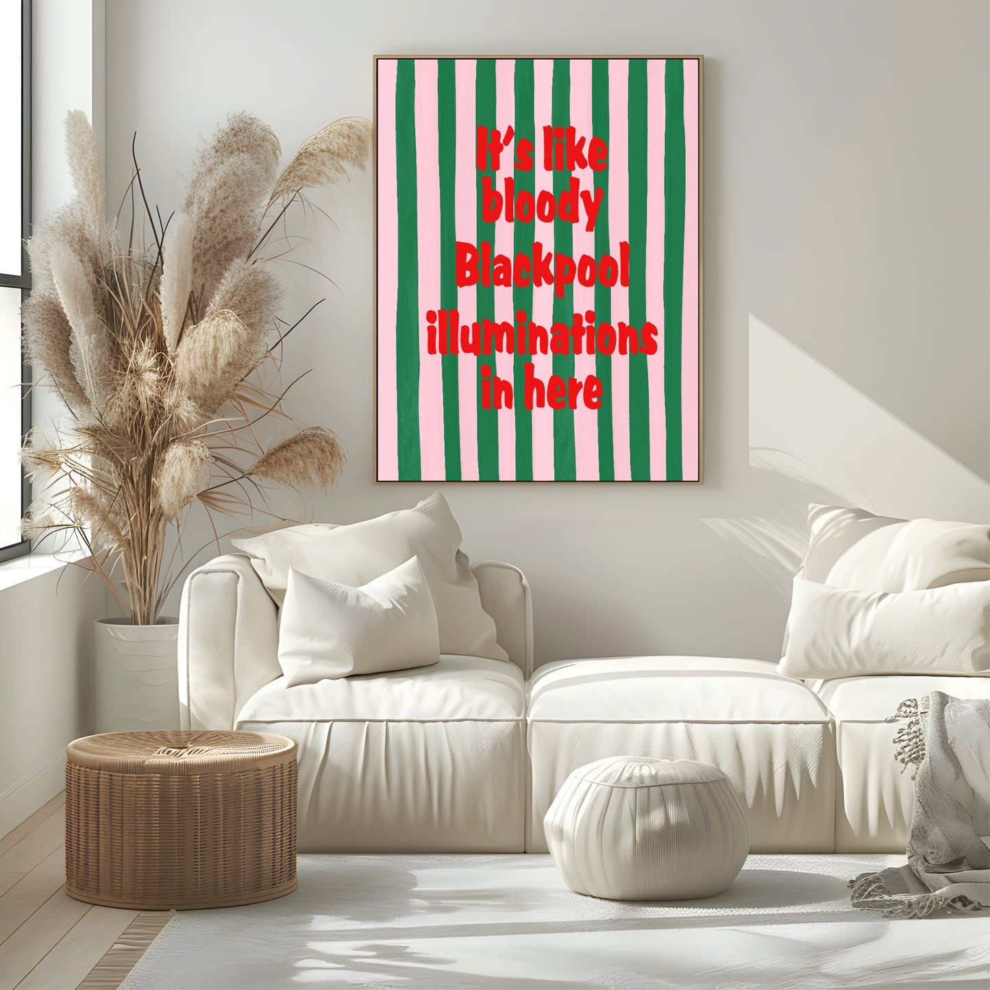 Blackpool Illuminations Print | Nostalgic Wall Art