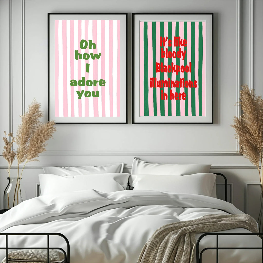 Oh How I Adore You Print | Cosy Wall Art - Larosier Prints