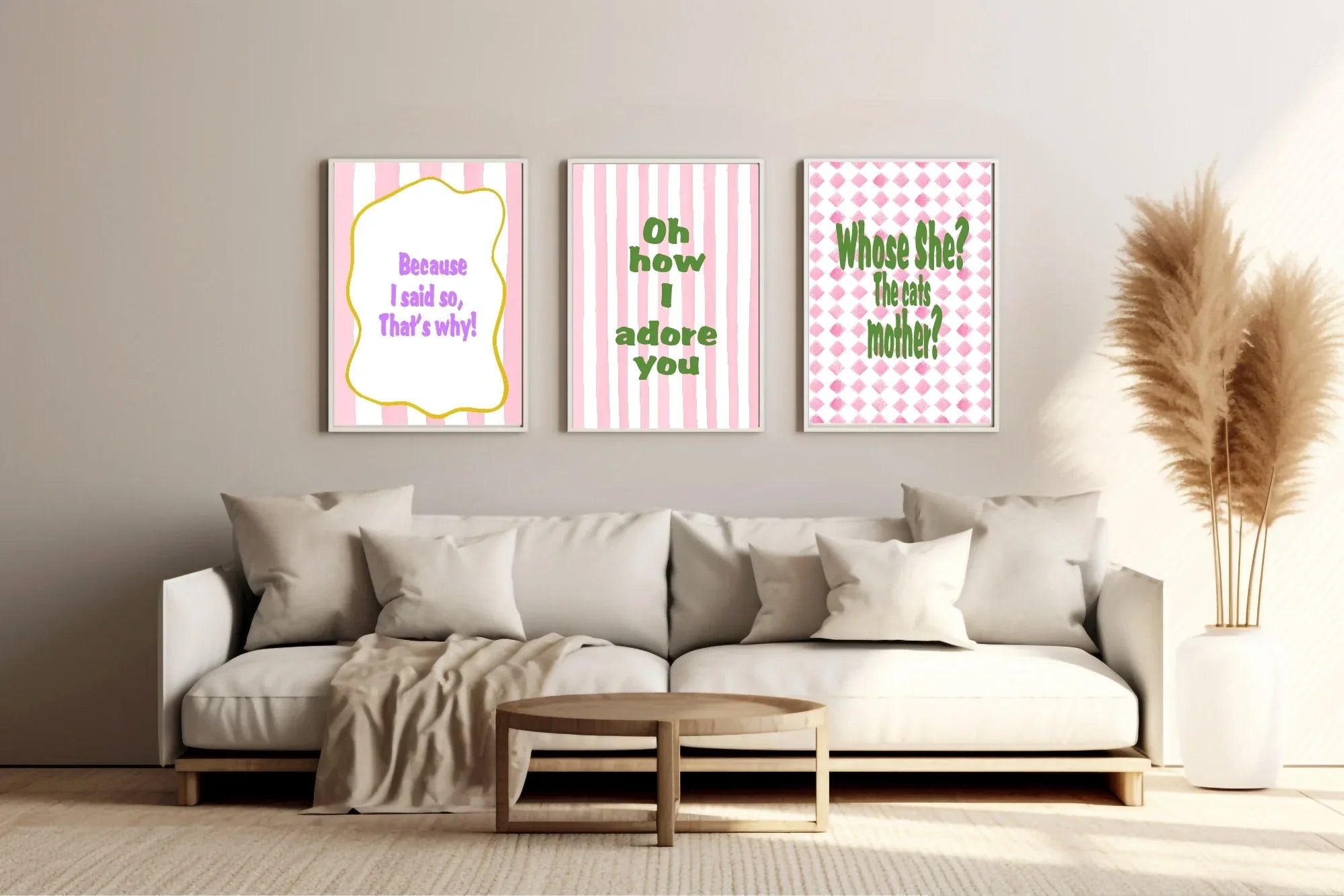 Because I Said So Print | Nostalgic Wall Art - Larosier Prints