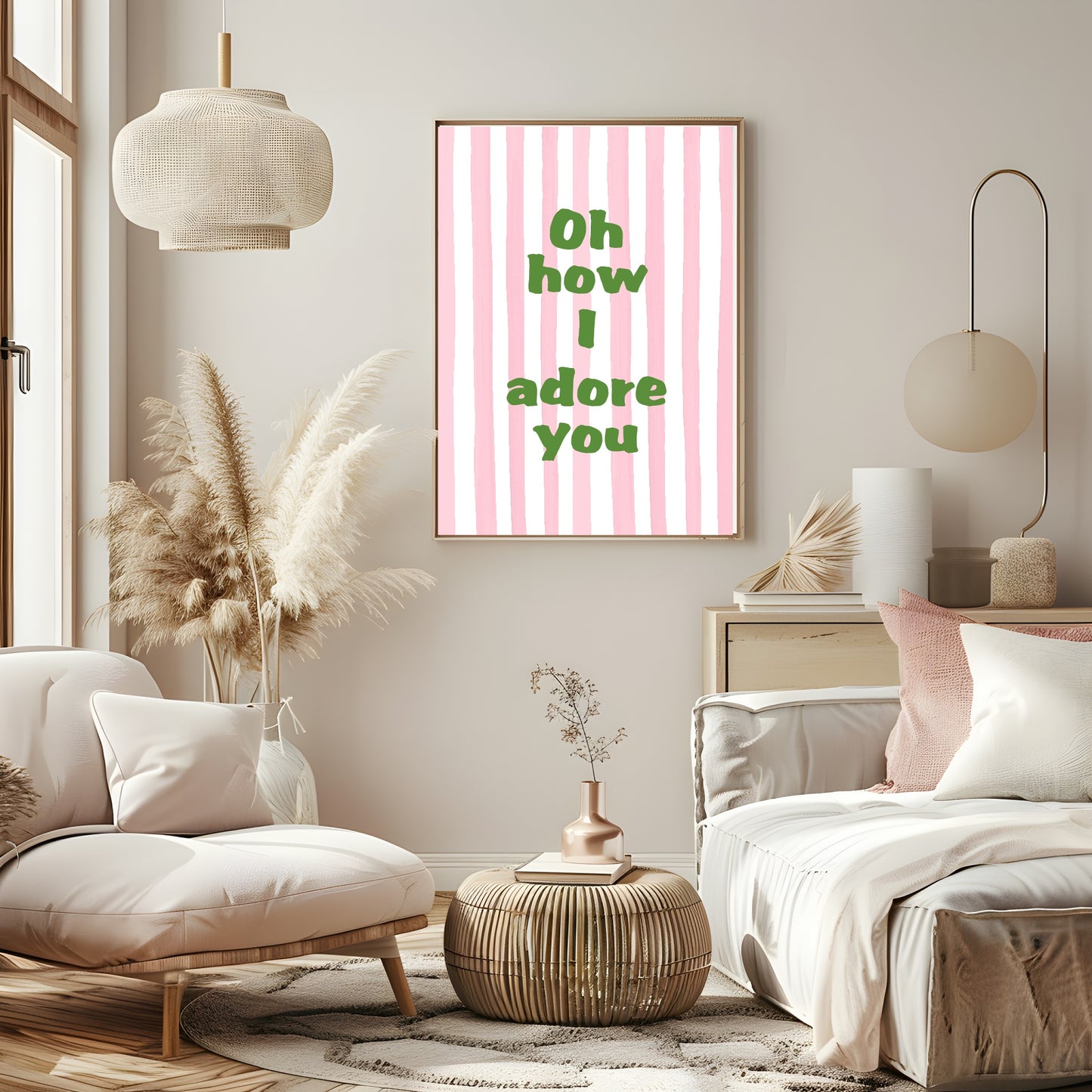 Oh How I Adore You Print | Cosy Wall Art
