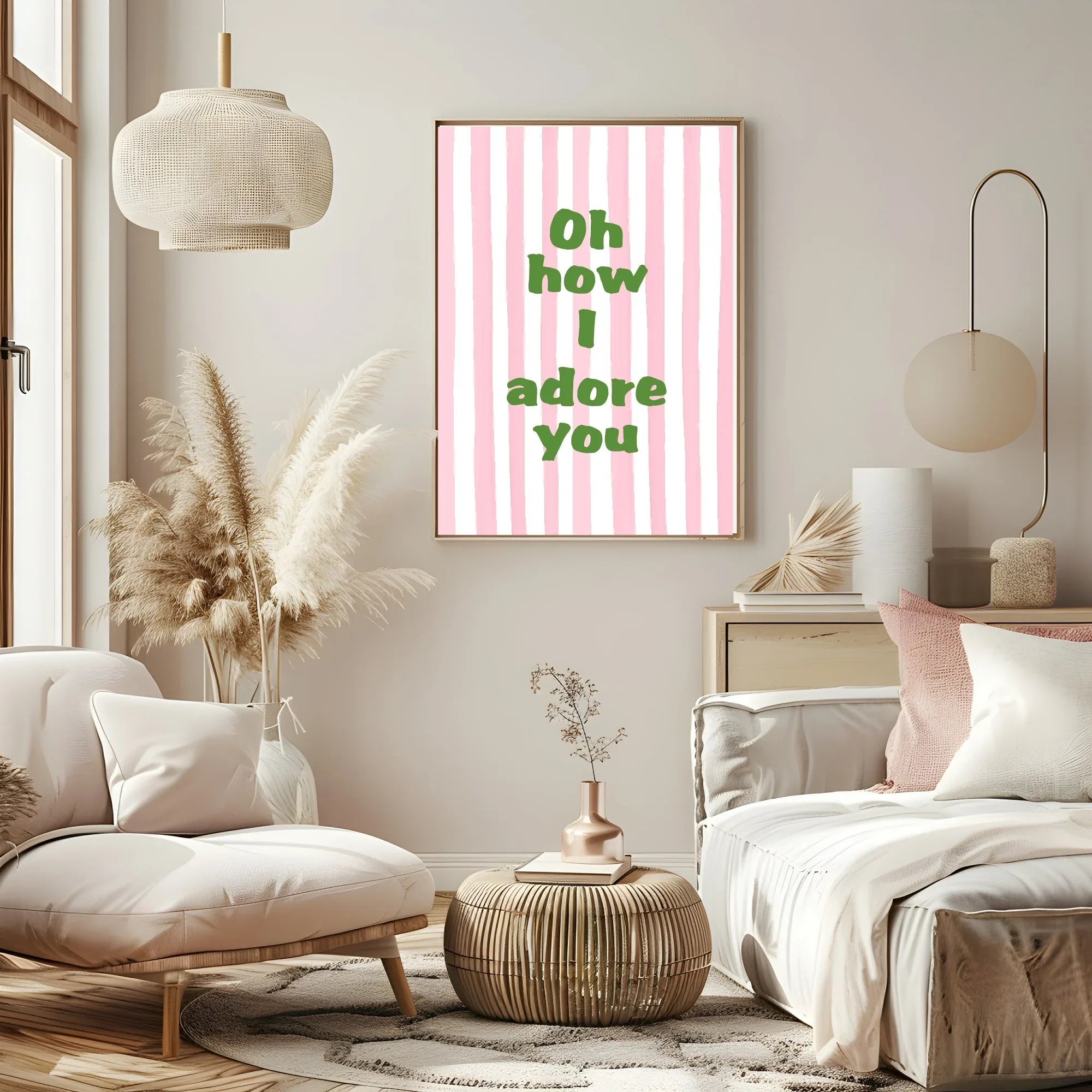 Oh How I Adore You Print | Cosy Wall Art - Larosier Prints