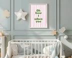 Oh How I Adore You Print | Cosy Wall Art - Larosier Prints