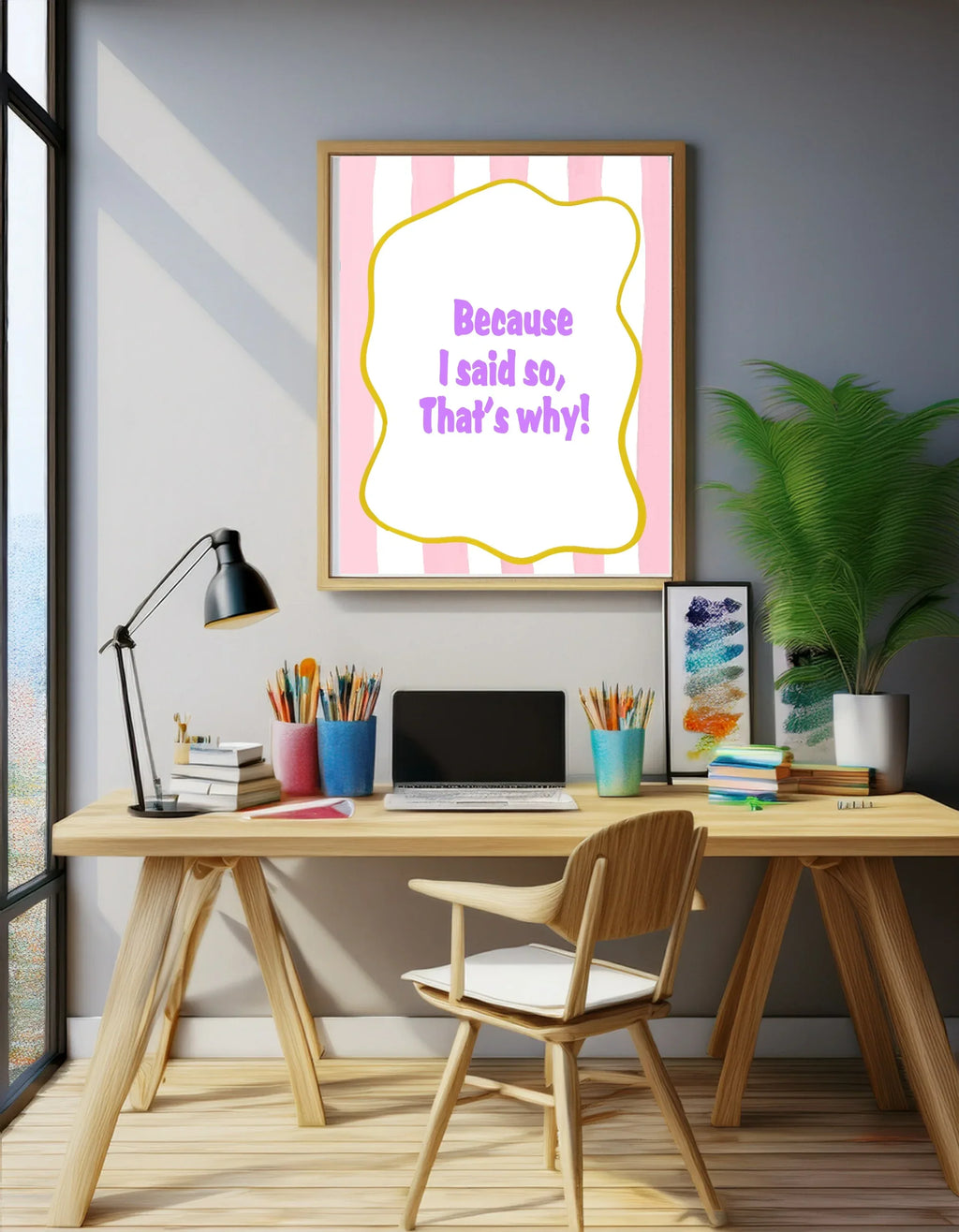 Because I Said So Print | Nostalgic Wall Art - Larosier Prints