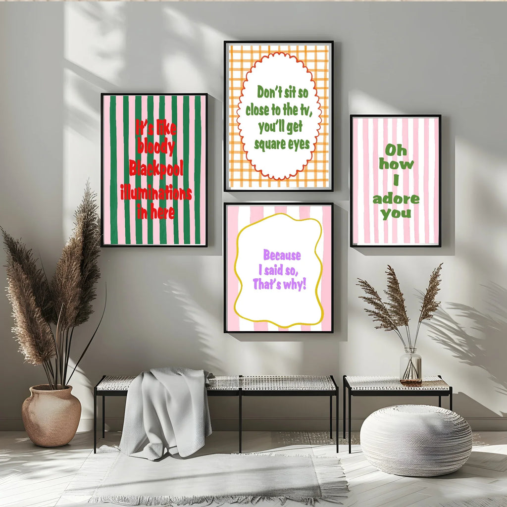 Oh How I Adore You Print | Cosy Wall Art - Larosier Prints