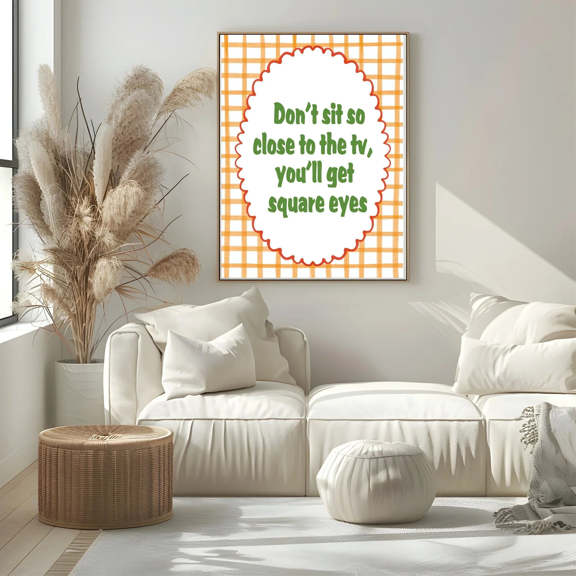 You'll Get Square Eyes Print | Nostalgic Wall Art - Larosier Prints