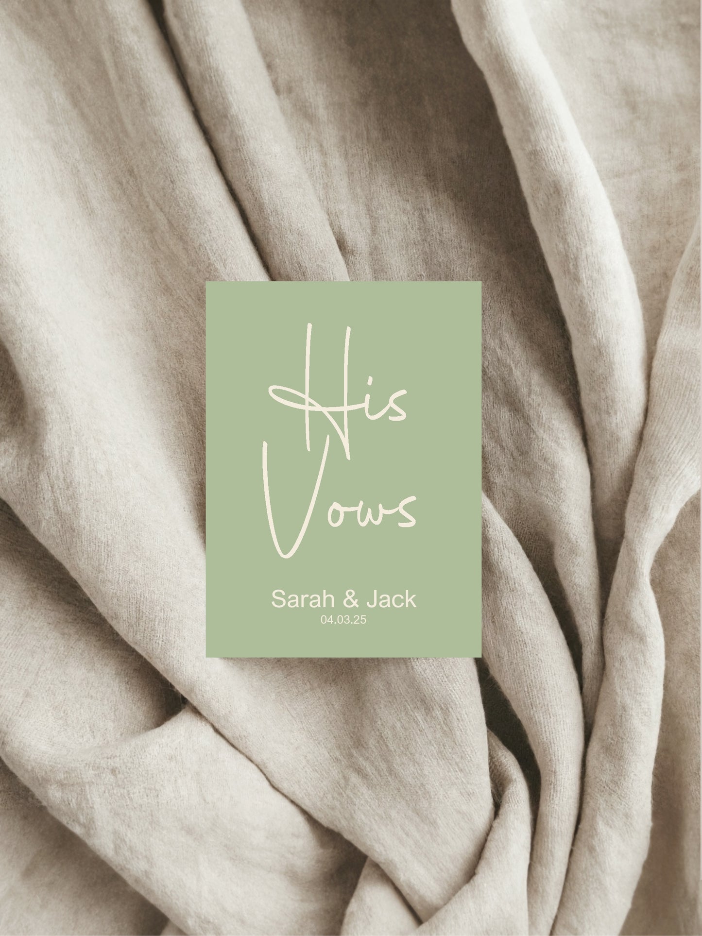 Willow Set Of Two Wedding Vow Books