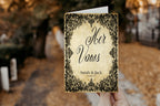 Black Lace Wedding In Loving Memory Sign