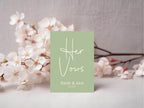 Willow Set Of Two Wedding Vow Books - Larosier Prints