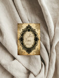 Lace Oval Wedding Vow Books Set Of 2