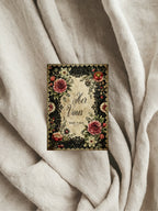 Gothic Floral Wedding Vow Books Set Of 2