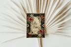 Gothic Floral Wedding Vow Books Set Of 2