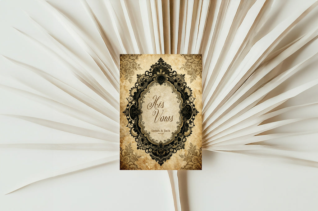 Lace Oval Wedding RSVP Cards | Pack Of 10 A6