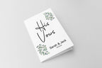 Eucalyptus Set Of Two Wedding Vow Books - Larosier Prints