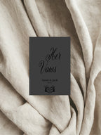 The Lovers Tarot Personalised Wedding Vow Books | Beige, White or Charcoal