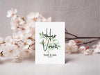 Green & White Rose Set Of Two Wedding Vow Books - Larosier Prints