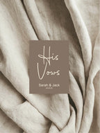 Earth Set Of Two Wedding Vow Books - Larosier Prints