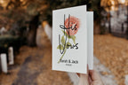 Pink Rose Set Of Two Wedding Vow Books - Larosier Prints