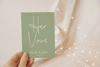 Willow Set Of Two Wedding Vow Books - Larosier Prints