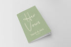 Willow Set Of Two Wedding Vow Books - Larosier Prints