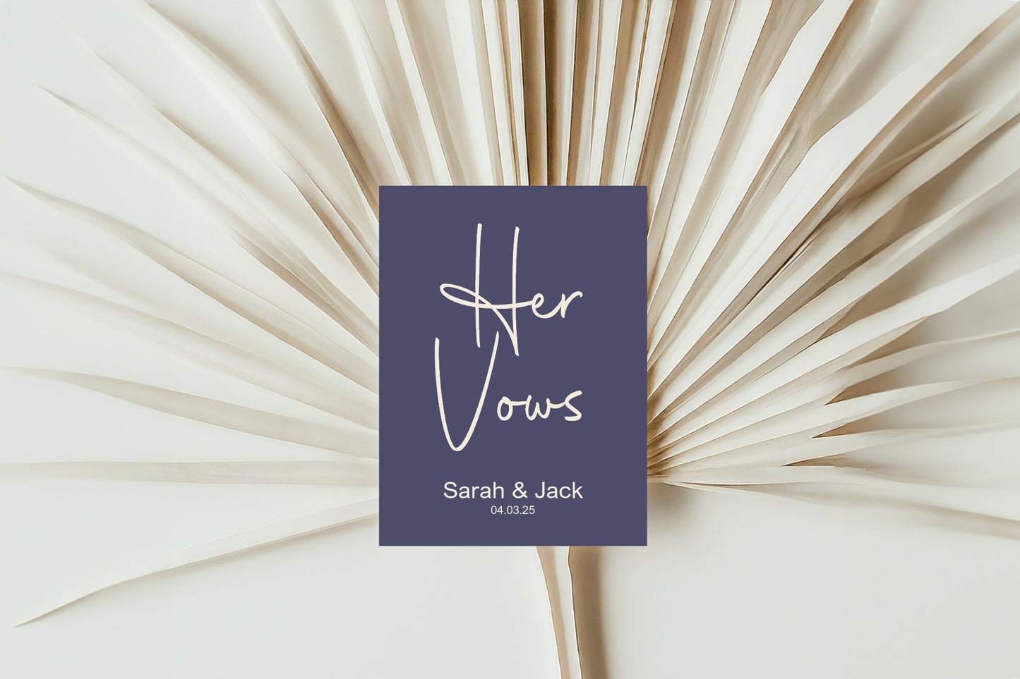 Sapphire Set Of Two Wedding Vow Books