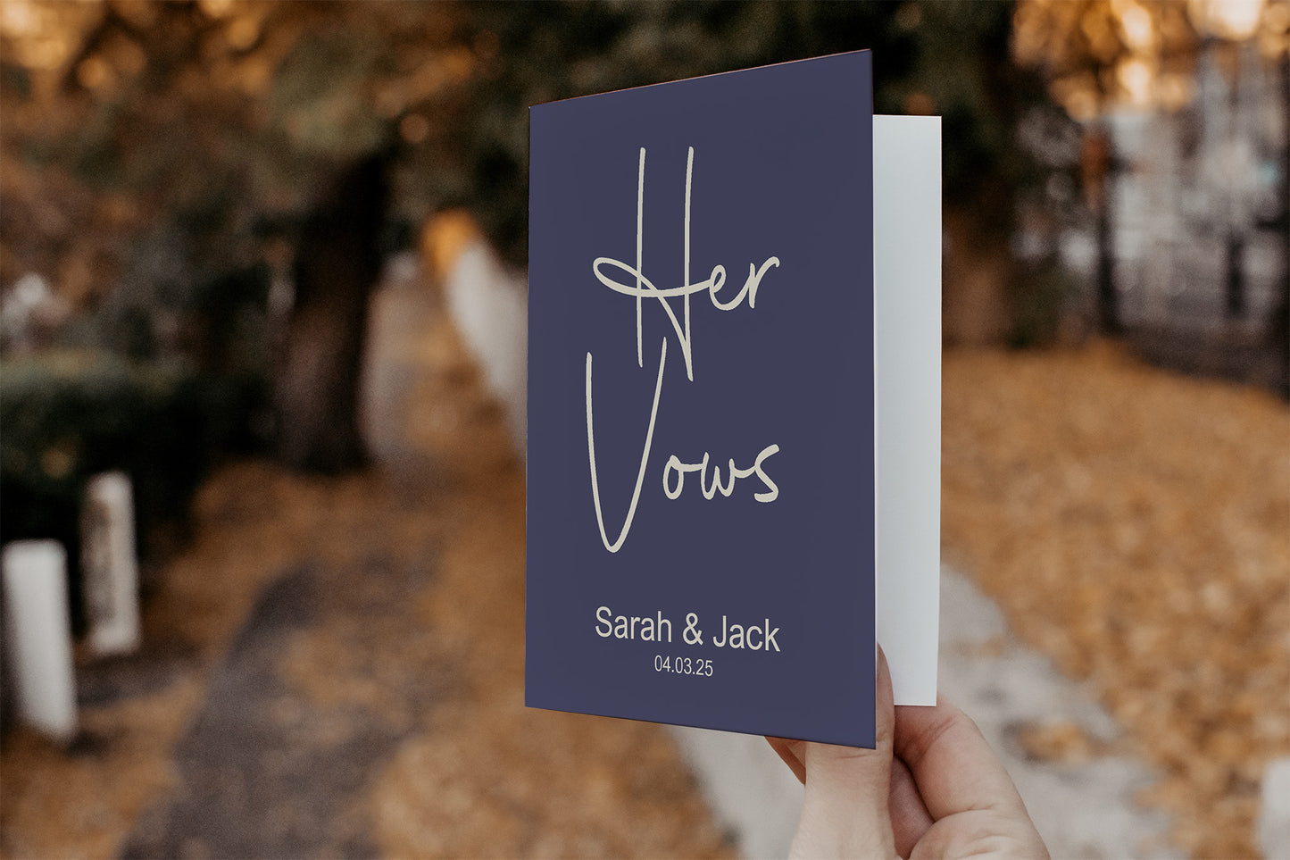 Sapphire Set Of Two Wedding Vow Books