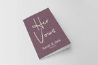 Heather Set Of Two Wedding Vow Books - Larosier Prints