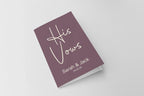 Heather Set Of Two Wedding Vow Books - Larosier Prints