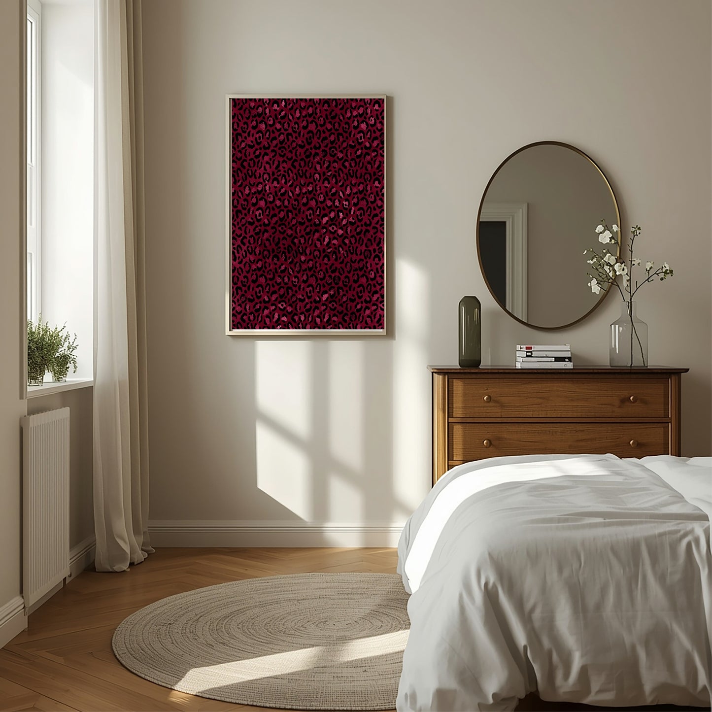 Leopard Print Wall Art | Colour Options