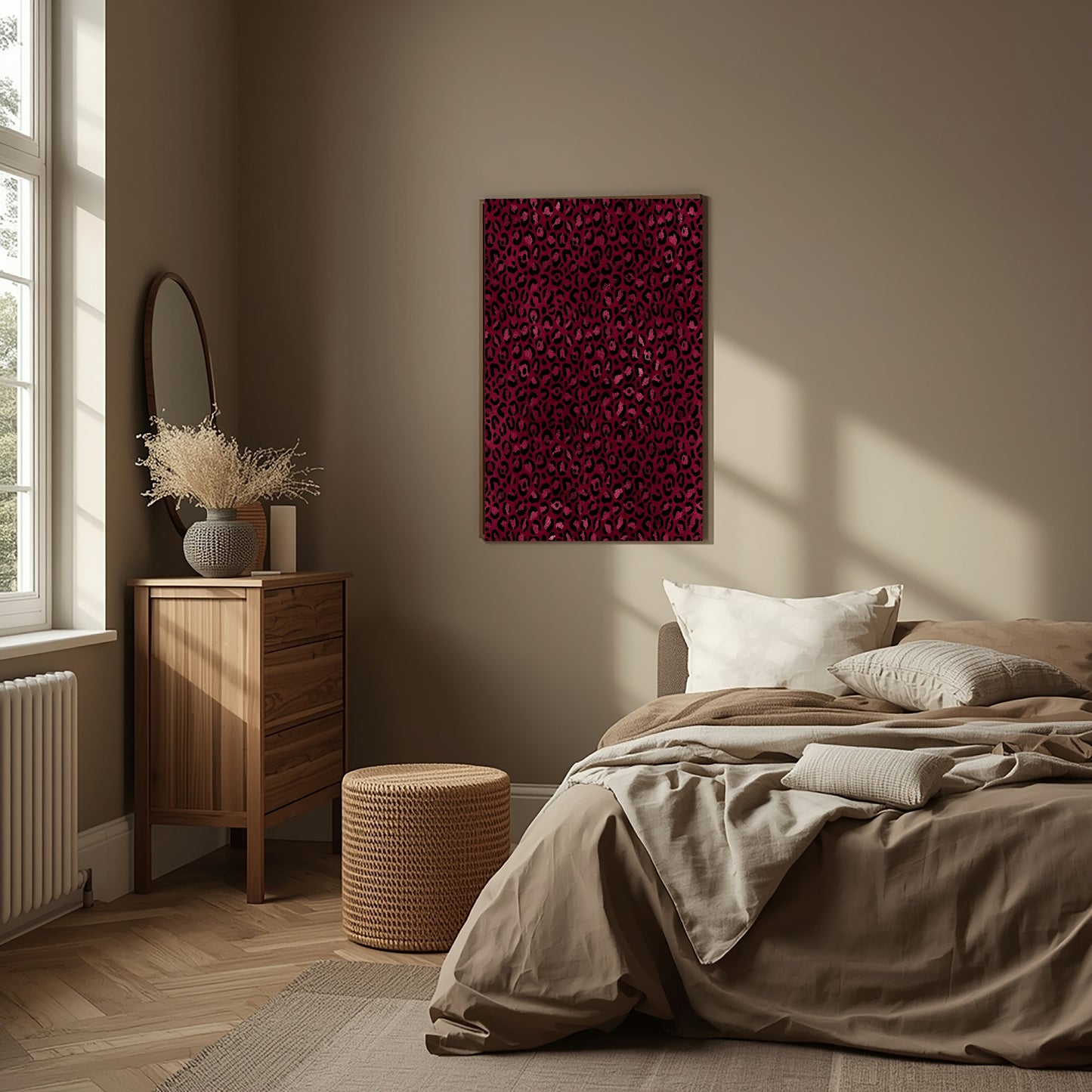 Leopard Print Wall Art | Colour Options
