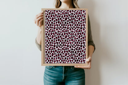 Leopard Print Wall Art | Colour Options