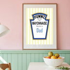 This Mayonnaise Belongs To Personalised Print | Kitchen Wall Art