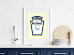 This Mayonnaise Belongs To Personalised Print | Kitchen Wall Art