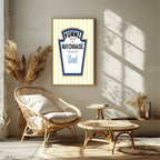 This Mayonnaise Belongs To Personalised Print | Kitchen Wall Art