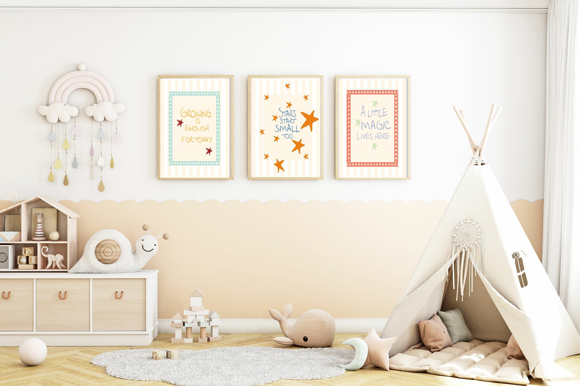 Growing Is Enough For Today Print | Positive Wall Art