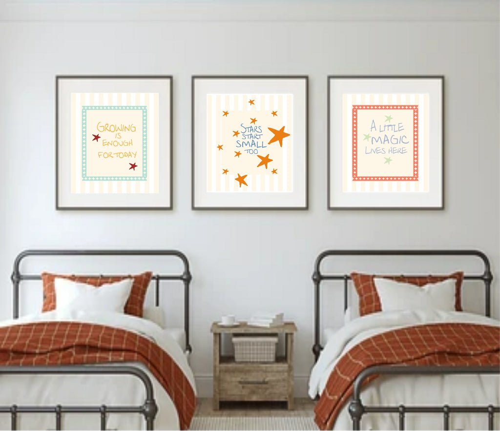 A Little Magic Lives Here Print | Positive Wall Art