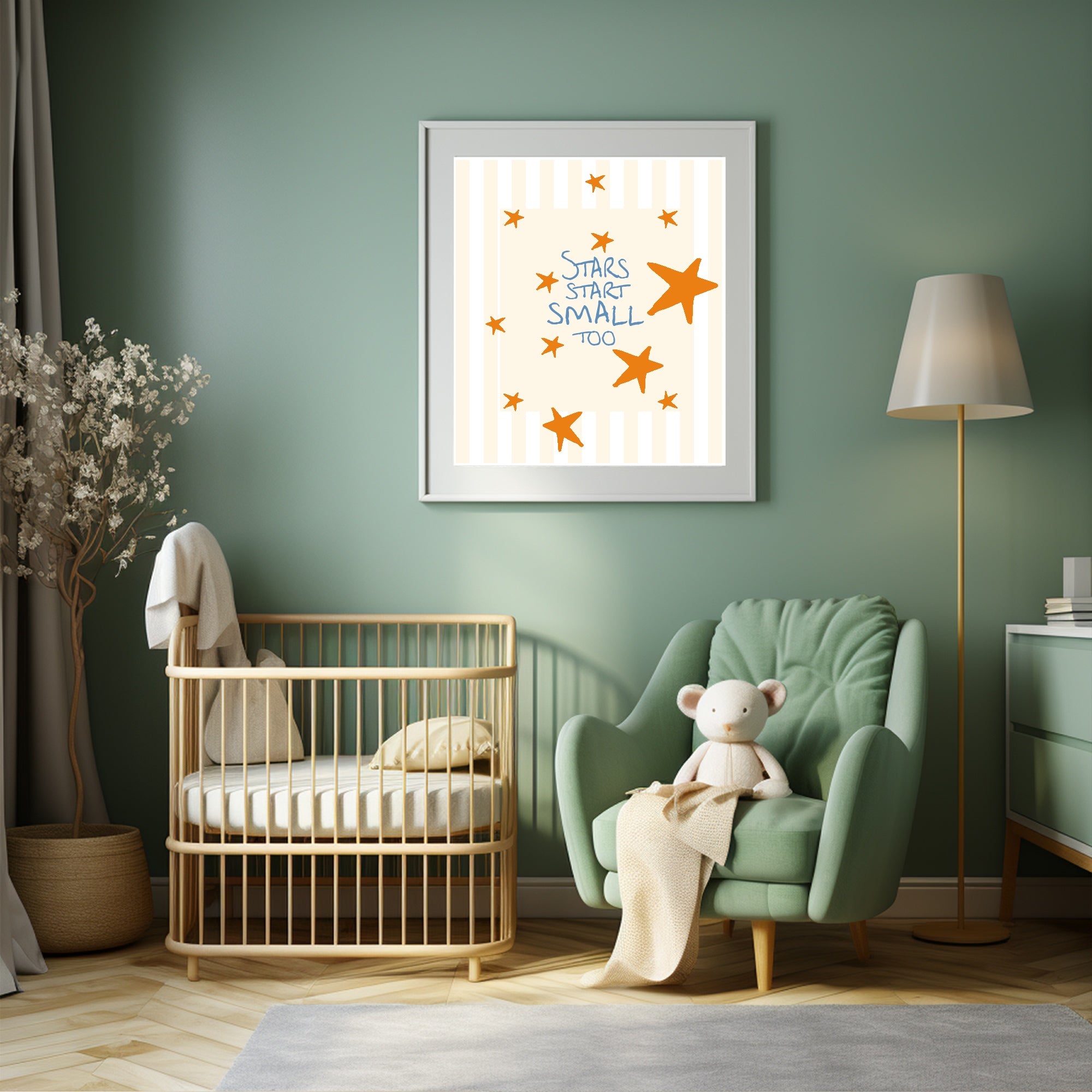 Stars Start Small Print | Positive Wall Art