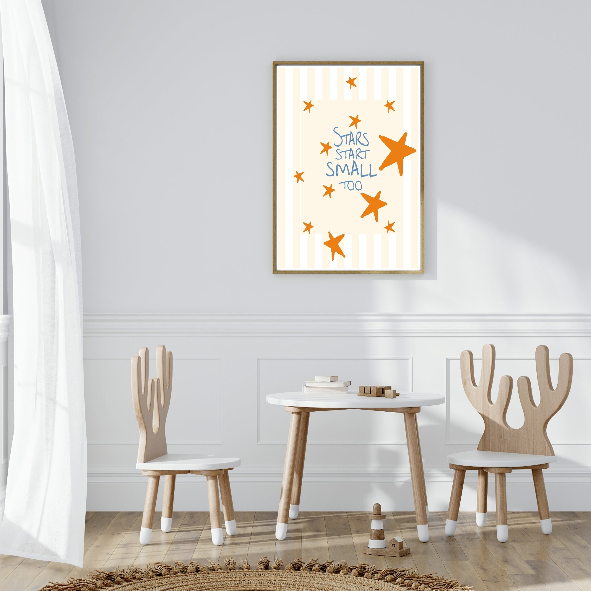 Stars Start Small Print | Positive Wall Art