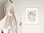 Stay Wild Flower Child Print | Floral Kids Wall Art - Larosier Prints