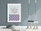 Personalised Brothers Print | Sibling Wall Art