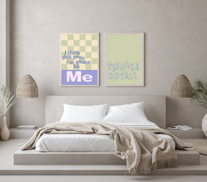 Teenage Dirtbag Print | Fun Wall Art