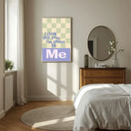 I Think This Year I'm Gonna Be Me | Fun Checked Wall Art - Larosier Prints