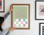 Personalised Sisters Print | Sibling Wall Art