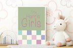 Personalised Sisters Print | Sibling Wall Art