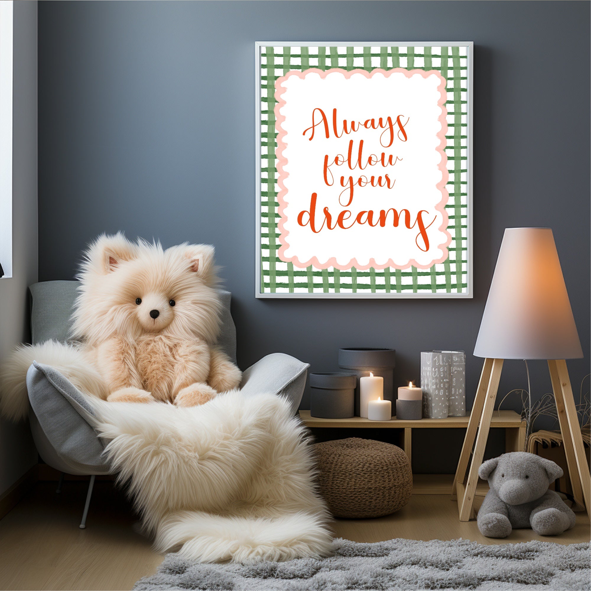 Always Follow Your Dreams Print | Positive Wall Art