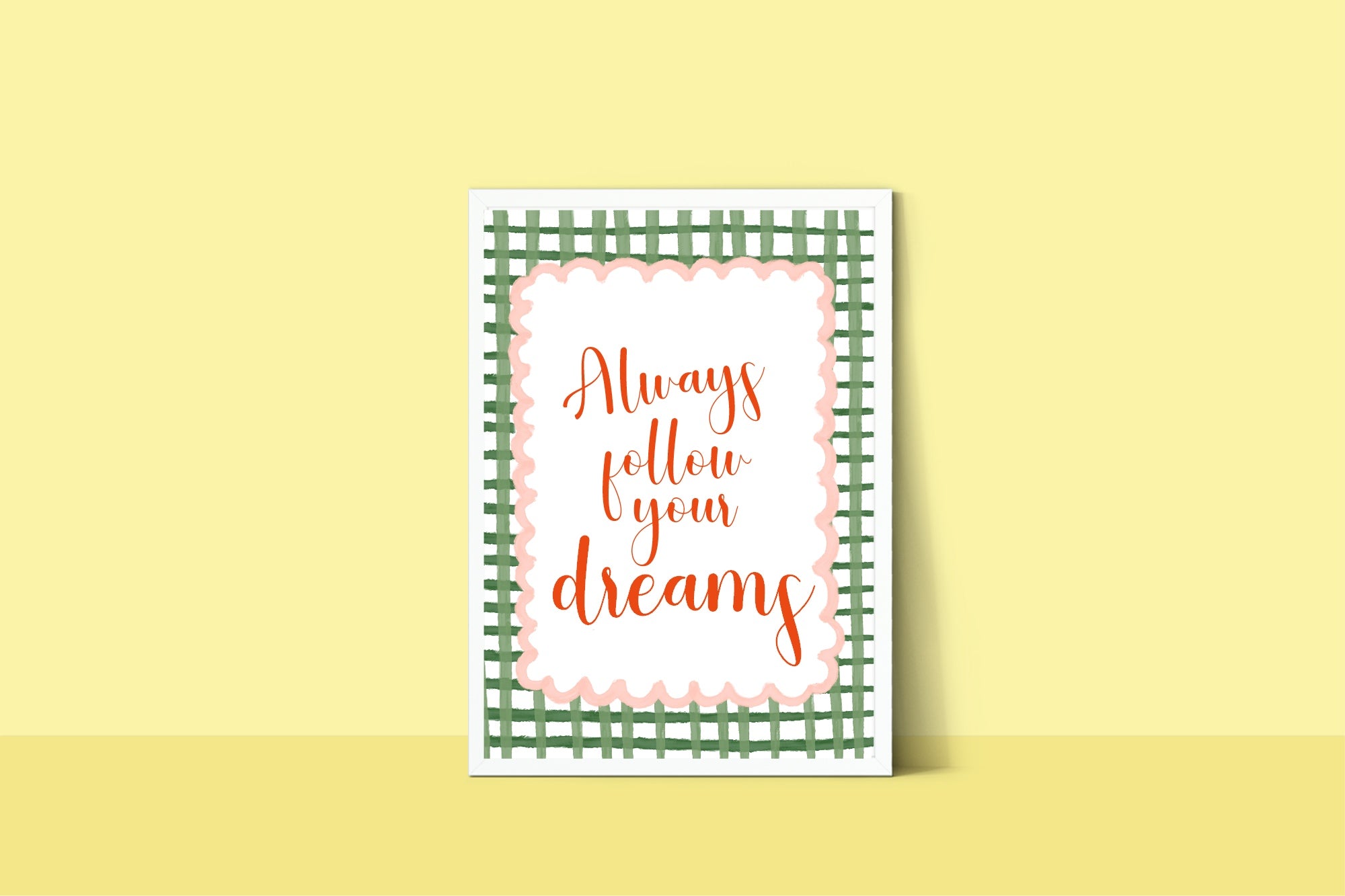 Always Follow Your Dreams Print | Positive Wall Art