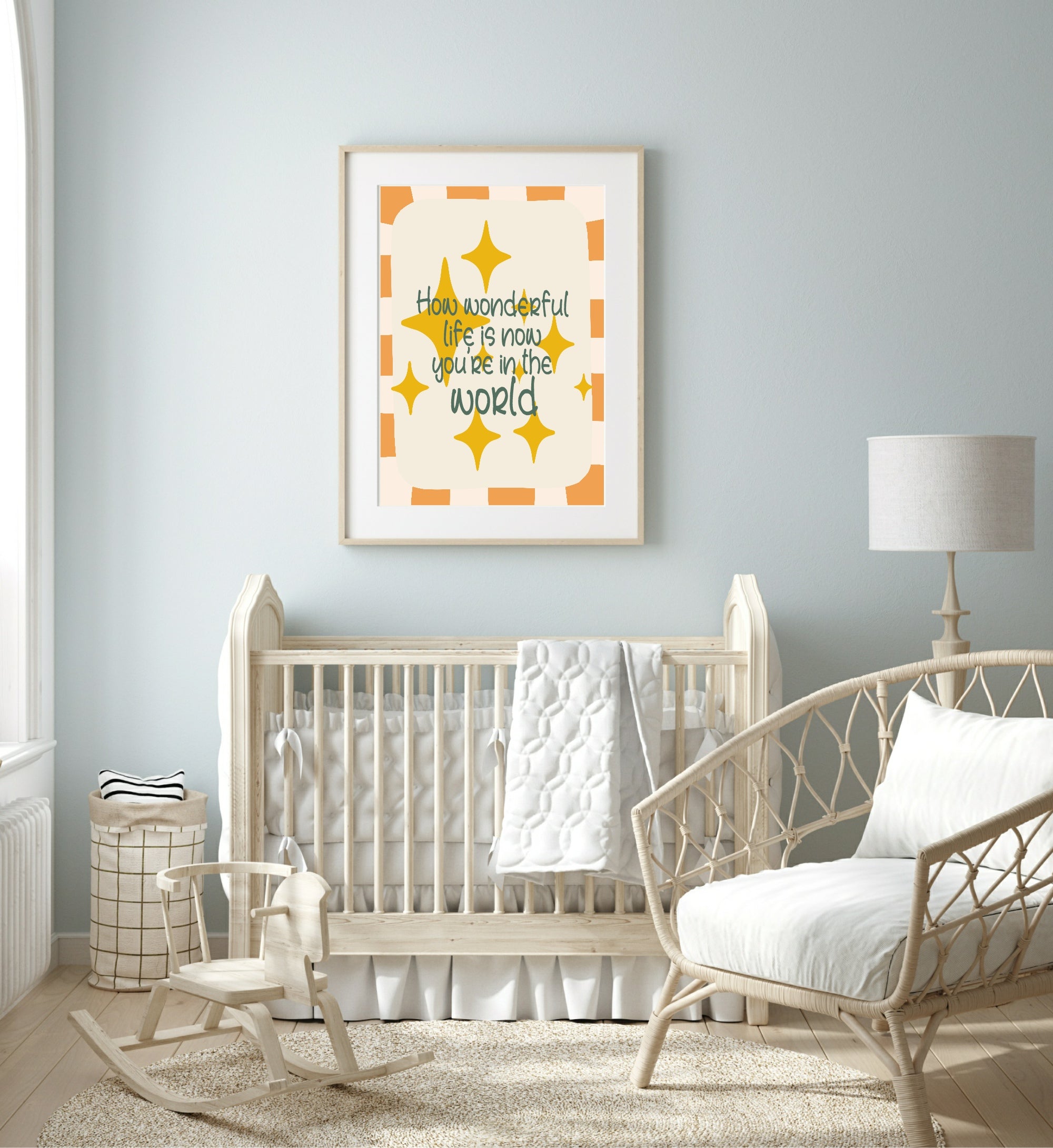How Wonderful Life Is Print | Positive Wall Art