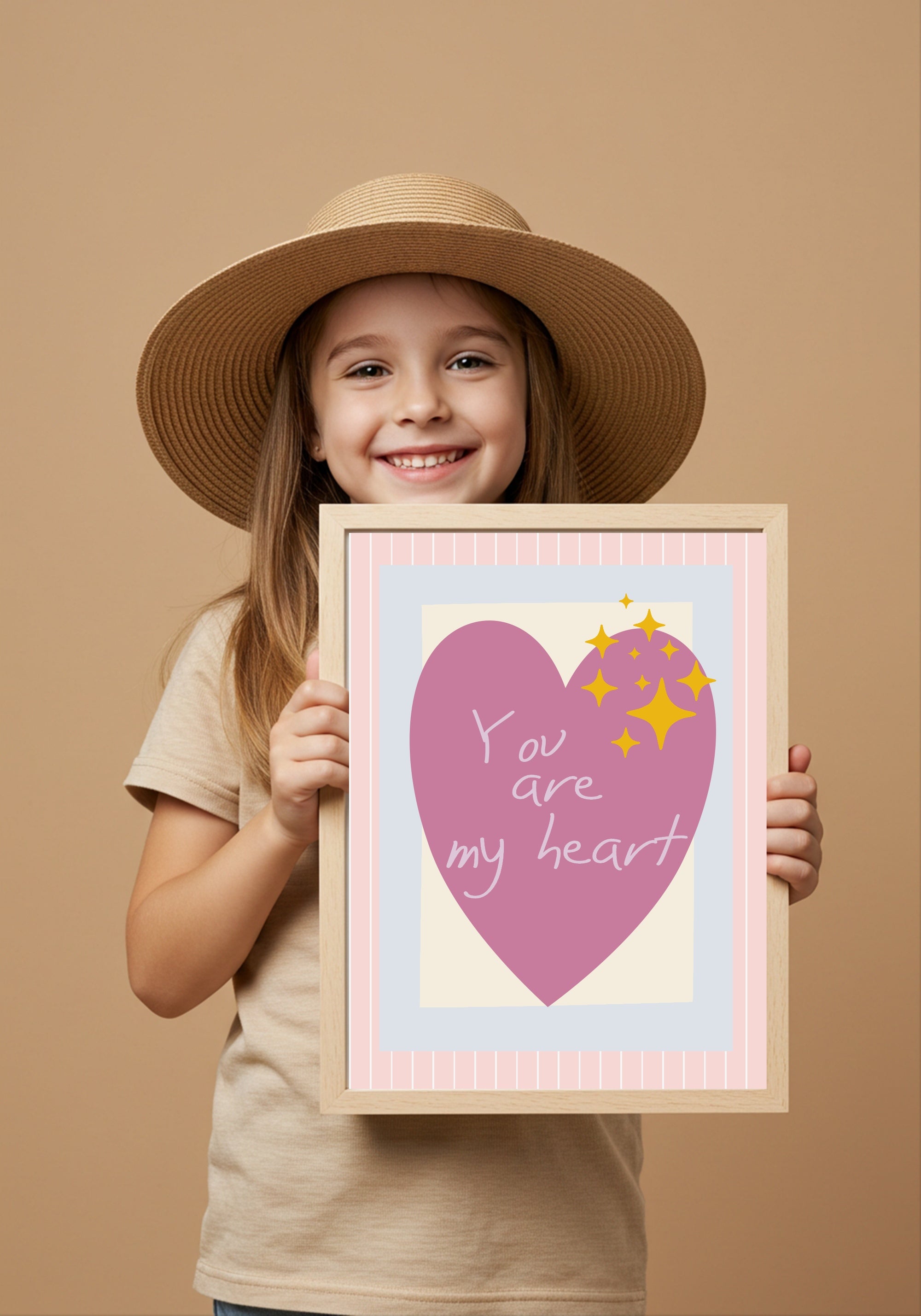 You Are My Heart Print | Positive Wall Art