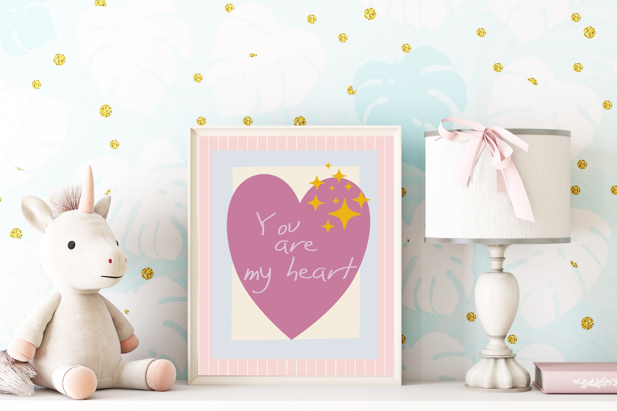 You Are My Heart Print | Positive Wall Art