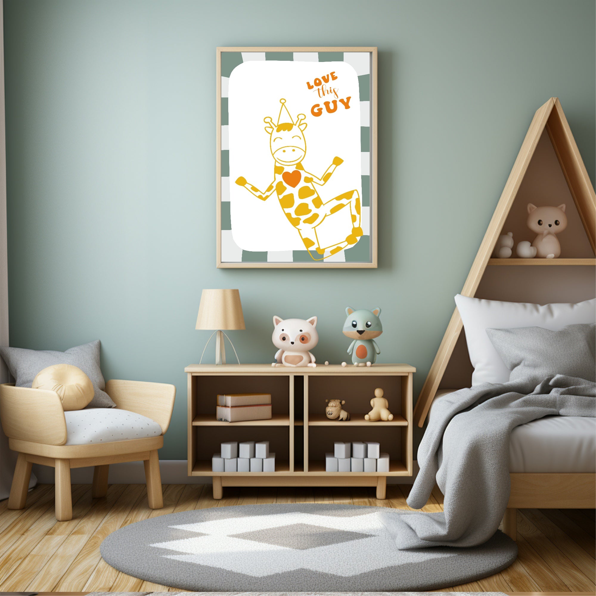 Love This Guy Print | Positive Wall Art